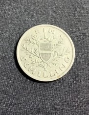 Moneda 1 schilling 1925 Austria argint foto
