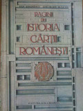 Pagini Din Istoria Cartii Romanesti - Dan Simionescu Gheorghe Buluta ,285098