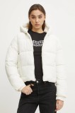 Hollister Co. geaca femei, culoarea alb, de iarna, KI344-4634