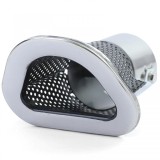 Tip de evacuare din otel inoxidabil pentru performanta, universal, 92mm x 125mm Performance AutoTuning