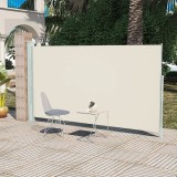 Copertina Laterala Terasa/Curte Gossi, 160x300 cm, Crem, Poliester, Protectie UV, Retractabila
