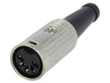 Mufă DIN 5-Pin Mamă 180&deg; pe Cablu 34V