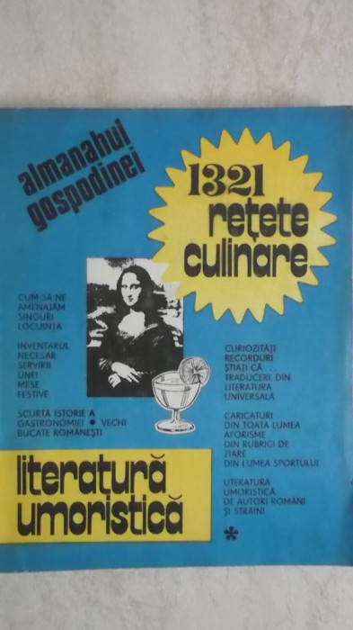 Almanahul gospodinei 1982, cu 1321 retete culinare