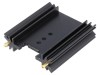 Radiator extrudat TO220 TO3P negru 50,8mm x 45mm x 12,7mm