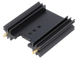 Radiator extrudat TO220 TO3P negru 50,8mm x 45mm x 12,7mm
