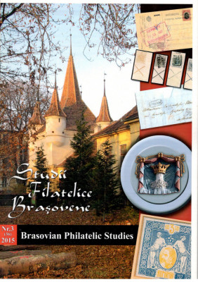 Romania.Revista bilingva Studii Filatelice Brasovene nr.3/2015 foto