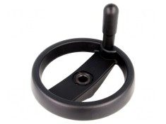 Buton de Reglare cu Manetă Negru 51mm