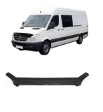 Deflector Capota Mercedes Sprinter W906 (2006-2013) - Protectie Pietre, Insecte - Plastic Negru - ALM