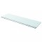 Gossi rafturi, 2 buc., 110 x 30 cm, panouri sticla transparenta