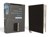 Niv, Thinline Reference Bible, Large Print, European Bonded Leather, Black, Red Letter, Comfort Print