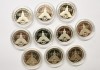 LOT 10X 50 BANI 2021 . PROOF . TUDOR VLADIMIRESCU ., Alama