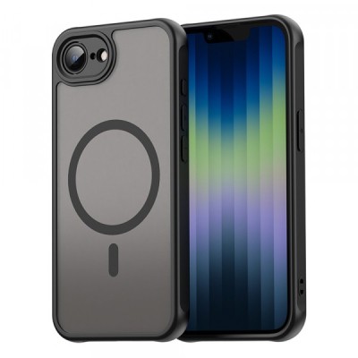 Husa MagSafe pentru Apple iPhone 16e, Techsuit, HaloFrost II, Neagra foto