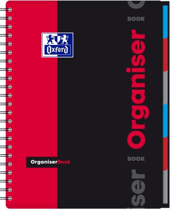 CAIET ORGANIZATOR OXFORD STUDENTS ORGANISER, A4+ 80F, HARTIE OPTIK 90G/MP,