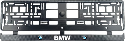 Set 2 bucati, suport numar inmatriculare Carbon, BMW foto