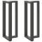 vidaXL Picioare de masă de bar &icirc;n formă de T, 2 buc., antracit, 50x35x(100-101) cm, oțel