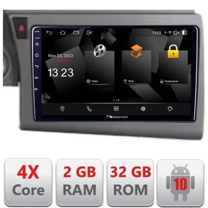 Navigatie Audi A6 C6 2004-2010 Nakamichi Android Ecran 720P Quad Core 2+32 carplay android auto NAM5230 CarStore Technology