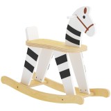 AIYAPLAY Cal Balansoar pentru Copii 1,5-3 Ani, cu Bază Lată, din MDF și Placaj Multistrat, 68x26x53cm, Multicolor | Aosom Romania