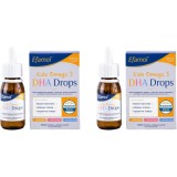 Pachet Kids Omega 3 DHA Drops 60ml + 60ml