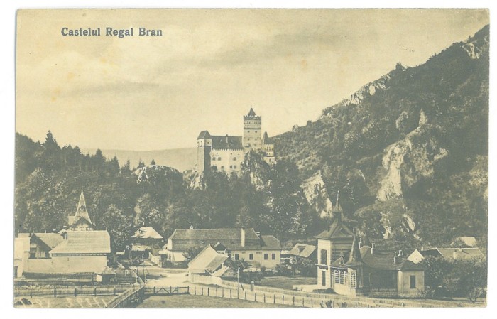 879 - BRAN, Dracula Castle, Romania - old postcard - unused