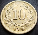 Cumpara ieftin Moneda istorica 10 HELLER- AUSTRIA/ AUSTRO-UNGARIA, anul 1916 * cod 3458 B, Europa