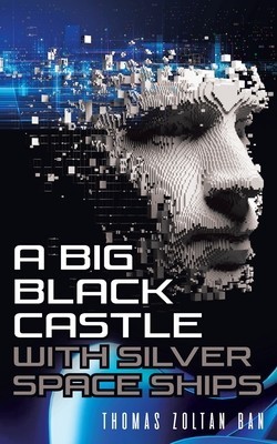 A Big Black Castle with Silver Space Ships foto