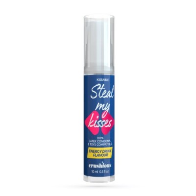 Lubrifianti cu arome - Crushious Fura-mi o Sarutare Gel Lubrifiant cu Aroma de Bautura Energizanta 10 ml Desertul Tau Favorit foto