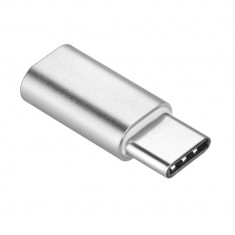 Adaptor OTG USB - Tip C (Argintiu) foto