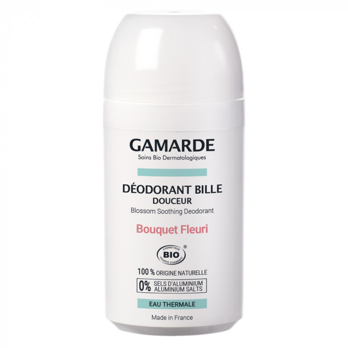 Deodorant Roll-On, Gamarde, Aroma Florala, cu Ulei de Argan, fara Aluminiu, Bio, 50ml