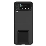 Husa de protectie flippy, pliere tridimensionala, multifunctionala, pc, pentru samsung galaxy z flip 5, negru