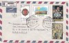Bnk fil Plic circulat Spania - Romania 1975 - francatura multipla