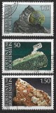 B1067 - Lichtenstein 1989 - Minerale 3v. stampilat,serie completa