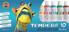Culori tempera 10x16ml tub