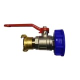 Adaptor IBC S60 cu Robinet Sferic 1 Tol - Golire Rapidă