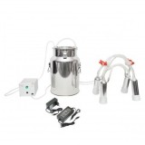 Aparat de muls portabil cu 1 post pentru vaci bidon inox 18l