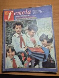 revista femeia septembrie 1982 - articol stela popescu,articol femeile din calarasi