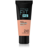 Maybelline Fit Me! Matte+Poreless machiaj mat pentru piele normală și grasă culoare 245 Classic Beige 30 ml