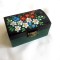 cutie lemn decorata cu flori colorate 43615