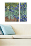 Set 3 tablouri decorative, MDF452826808, MDF , 20 x 50 cm, 3 piese, Multicolor, Bianca