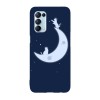 Husa compatibila cu Oppo Find X3 Lite model Lunar cats, Silicon, TPU, Viceversa, Transparent, Carcasa