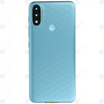 Motorola Moto E20 (XT2155) Capac baterie albastru de coastă foto
