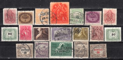 A7 T5 34 - Timbre foarte vechi - Ungaria foto