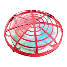 Mini drona OZN, APF, LED, 5 Senzori, USB, Rosu