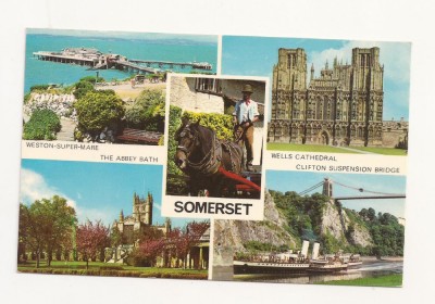 FS2 - Carte Postala - MAREA BRITANIE - Somerset , necirculata foto