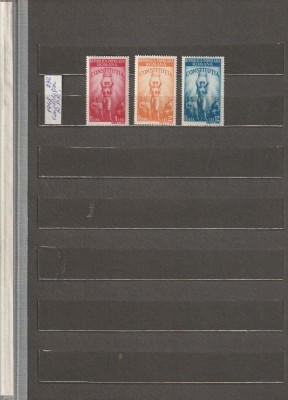 ROMANIA 1948 LP 232 CONSTITUTIA R.P.R. SERIE MNH NESTAMPILATA foto
