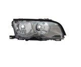 Far Bmw Seria 3 (E46), 07.2001-03.2003, montare fata, stanga, H7+H7; electric; rama Titan; cu motor; halogen, MAGNETI MARELLI