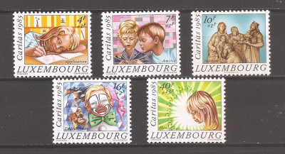 Luxemburg 1985 - Portrete pentru copii, Emisiune Caritas ,MNH foto