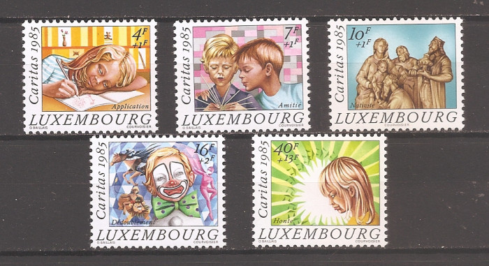 Luxemburg 1985 - Portrete pentru copii, Emisiune Caritas ,MNH