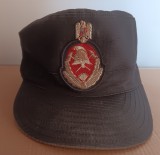 M1 4 - Sapca militara cu emblema brodata si insigna metalica - pompieri