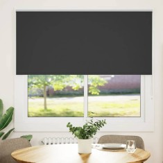 vidaXL Jaluzea cu role opace negru 165x130 cm Lățime material 161,6 cm 4010855
