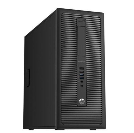 Unitate PC Second Hand, HP ELITEDESK 800 G1 TOWER, Procesor I5 4590, Memorie RAM 8 GB, SSD 128 GB NOU, Windows 10 Pro, DVD-RW